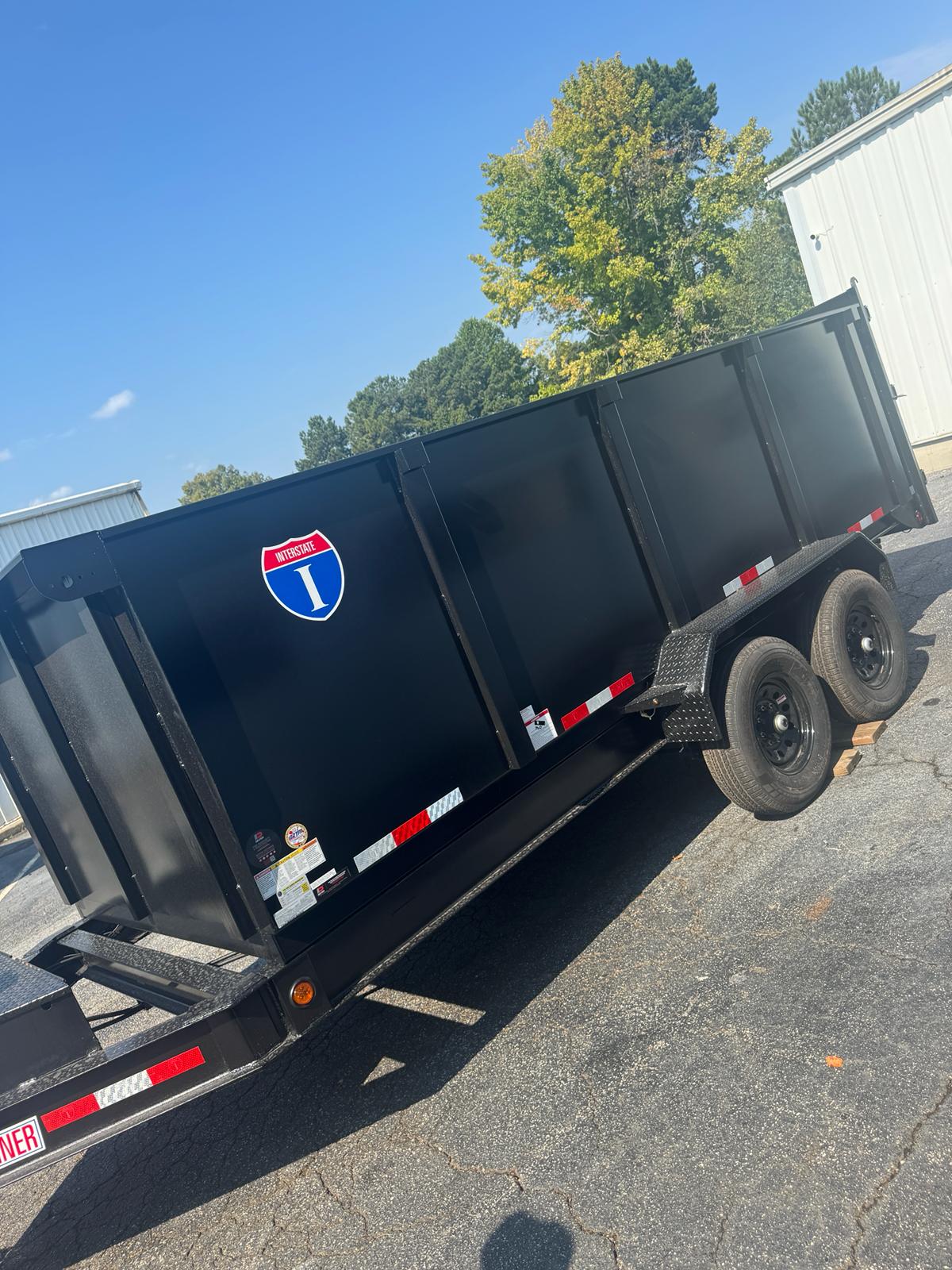 9x21ft Interstate Dump Trailer for Rent